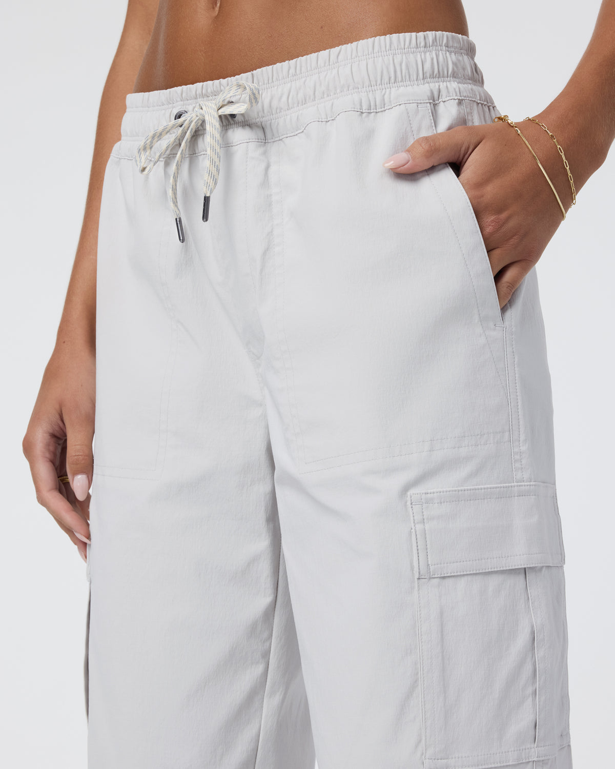 Birch Jogger Women's Silver Cloud Utility Joggers | Vuori discount