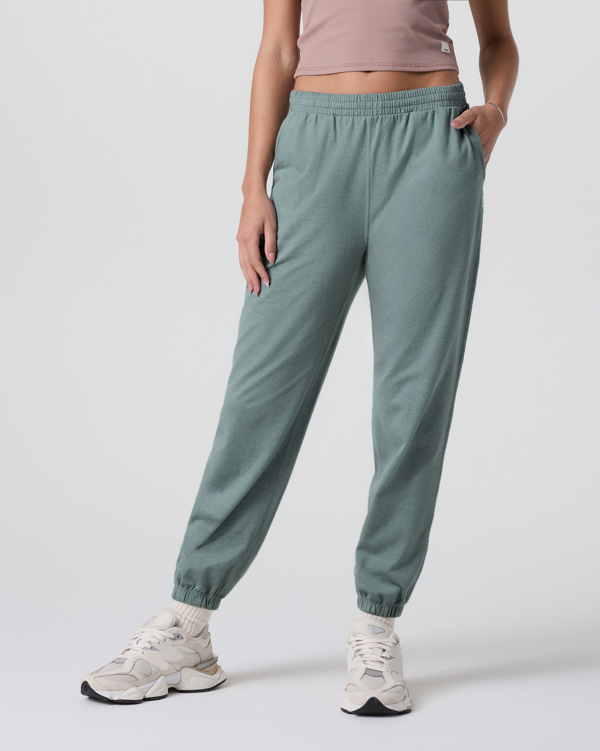 Boyfriend Sweatpant Vintage Pistachio Heather | Vuori for sale