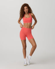 Vuori AllTheForm™ Short 6" Bright Coral Biker Shorts | Vuori online