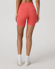 Vuori AllTheForm™ Short 6" Bright Coral Biker Shorts | Vuori online