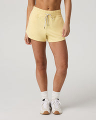 Women's Halo Performance Short 2.0 Lemon Snap Heather | Vuori outlet