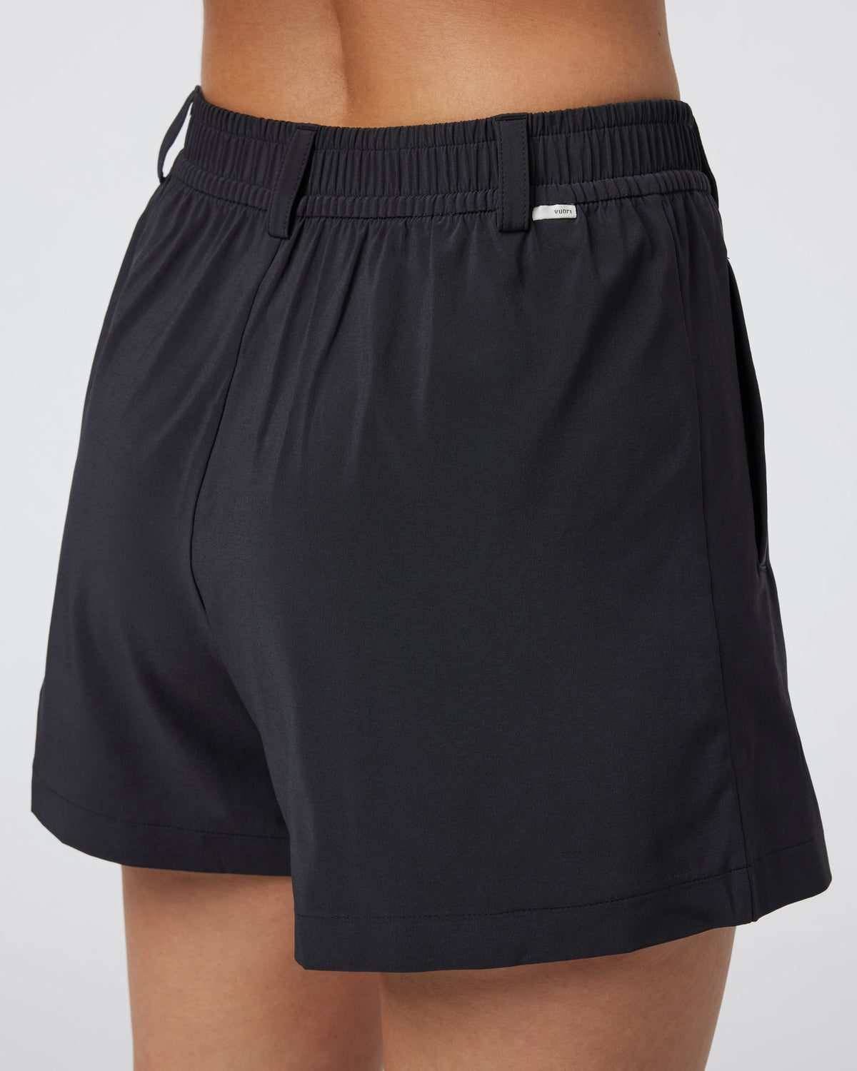 Villa Trouser Shorts Women's Black Pleated Shorts | Vuori discount