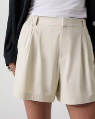 Villa Trouser Shorts Women's Mushroom Pleated Shorts | Vuori shop