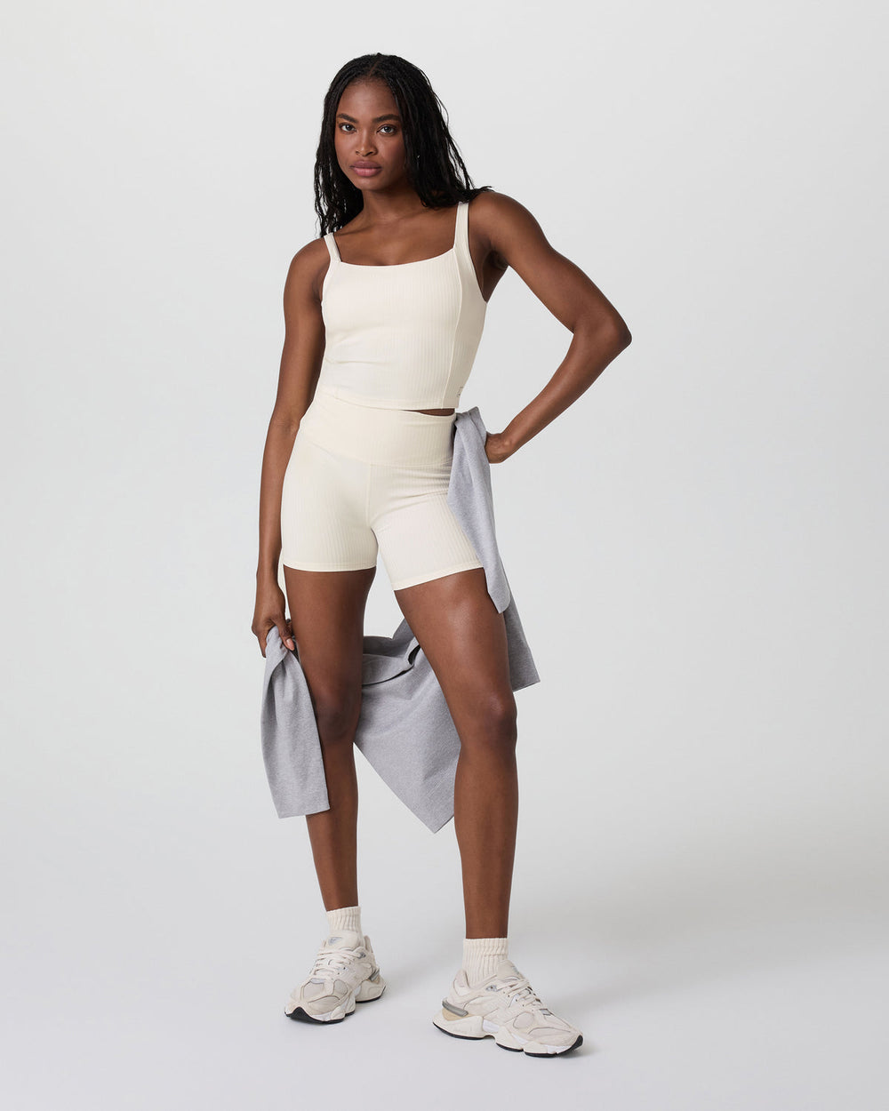 Inversion Rib Short Marshmallow | Vuori online