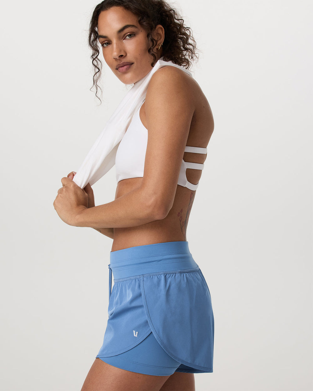Daily Speed Short 2.5" Women's Light French Blue Shorts | Vuori online