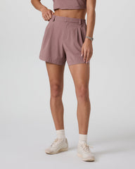 Villa Trouser Shorts Zion Rose Pleated Shorts | Vuori for sale