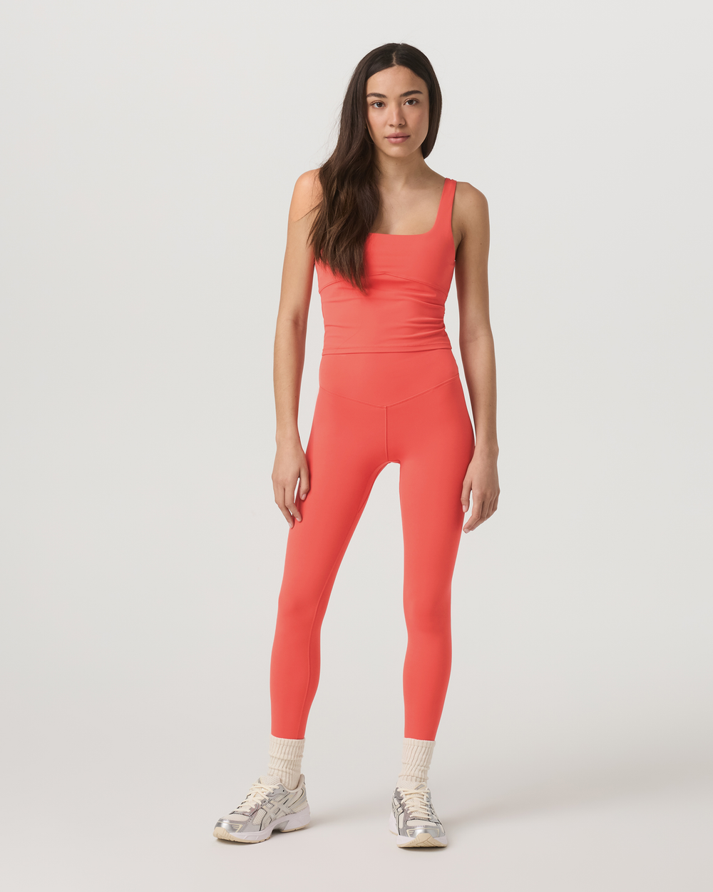 Vuori AllTheForm™ Support Tank Women's Bright Coral Top | Vuori for sale