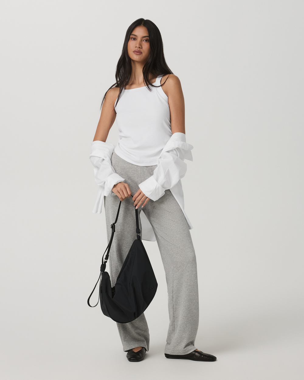 Pose Cooper Tank Women's White Square Neck Tank Top | Vuori online