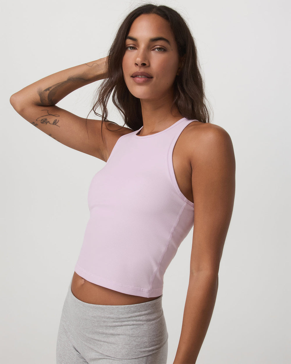 Pose Plyo Tank Women's Lilac Breeze Supportive Tank Top | Vuori shop