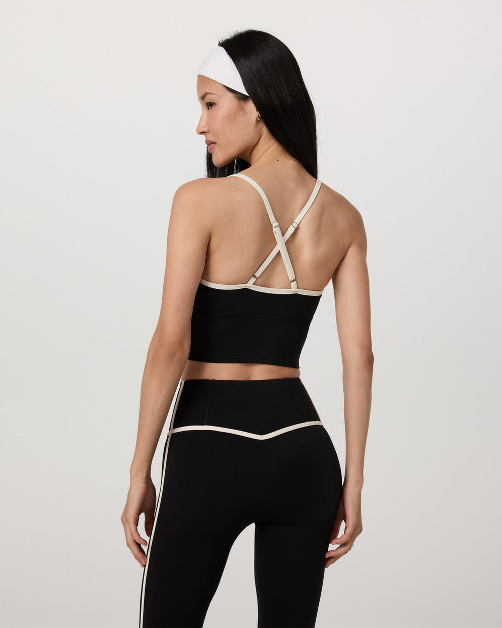 Vuori AllTheFeels™ Corset Tank Women's Black Tank Top | Vuori for sale