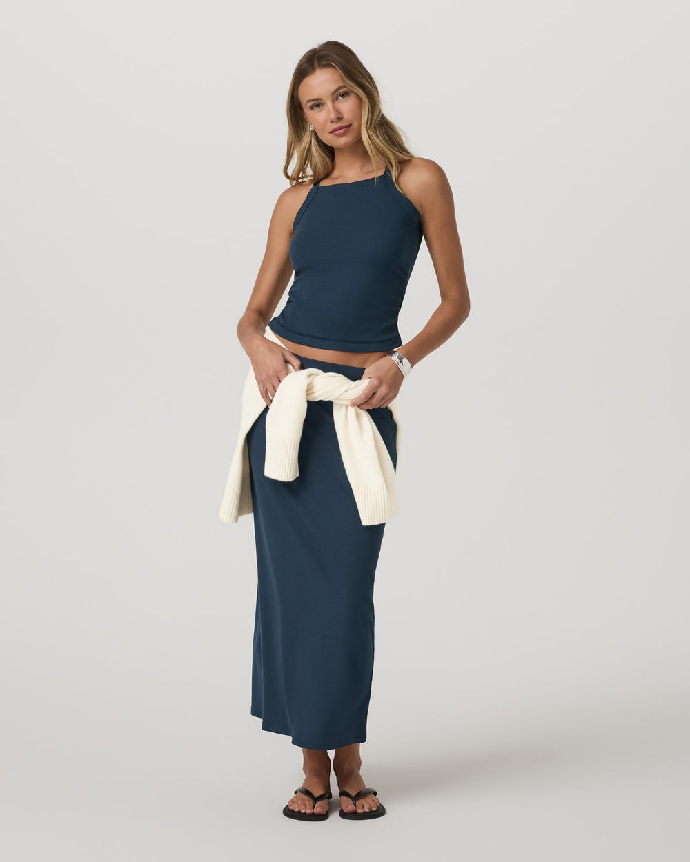 Pose Cooper Tank Women's Ocean Blue Tank Top | Vuori online