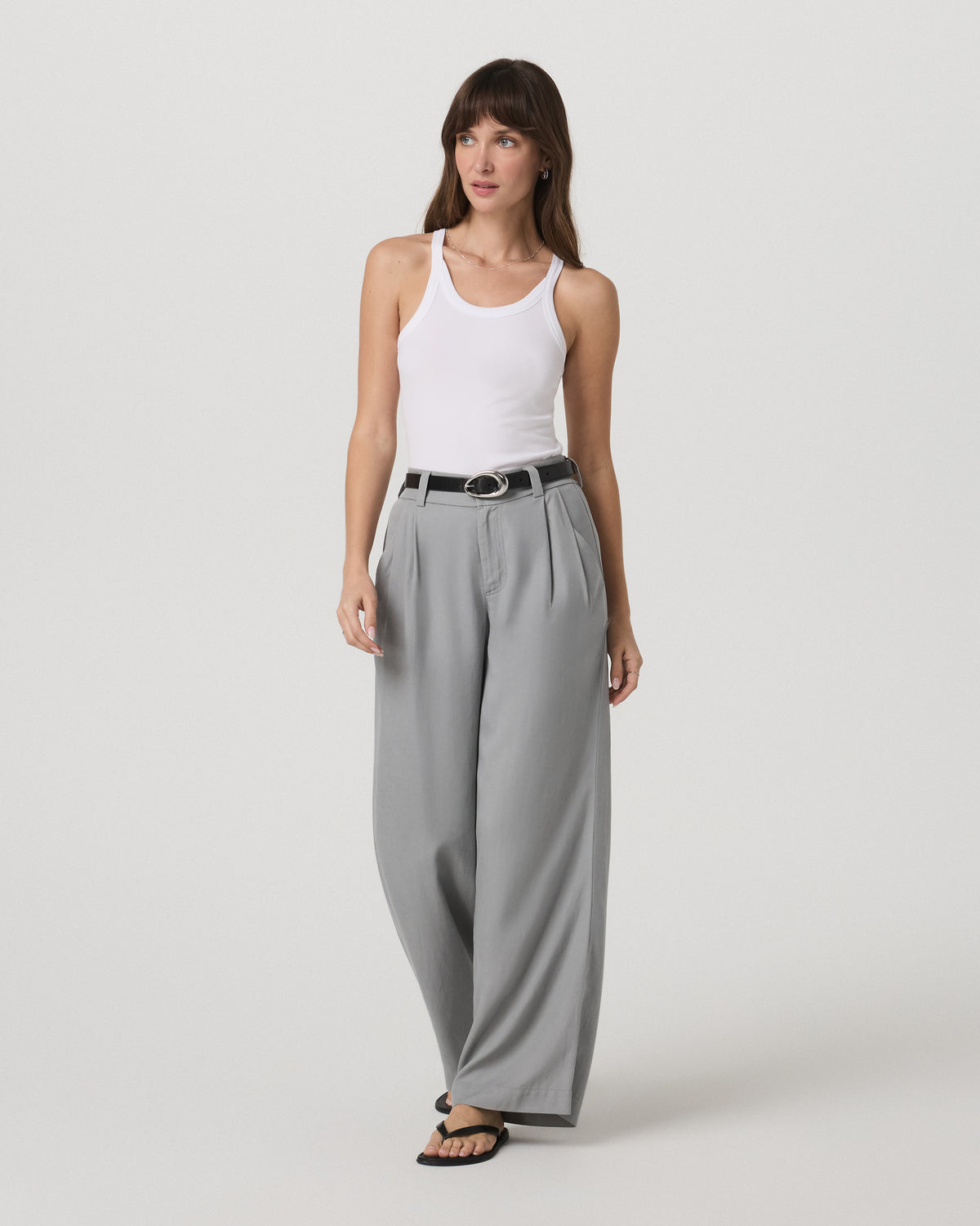 Cove Layering Tank Women's White Rib Knit Tank Top | Vuori sale