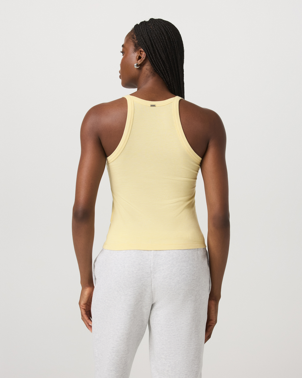 Cove Layering Tank Women's Lemon Snap Heather Tank Top | Vuori onsale