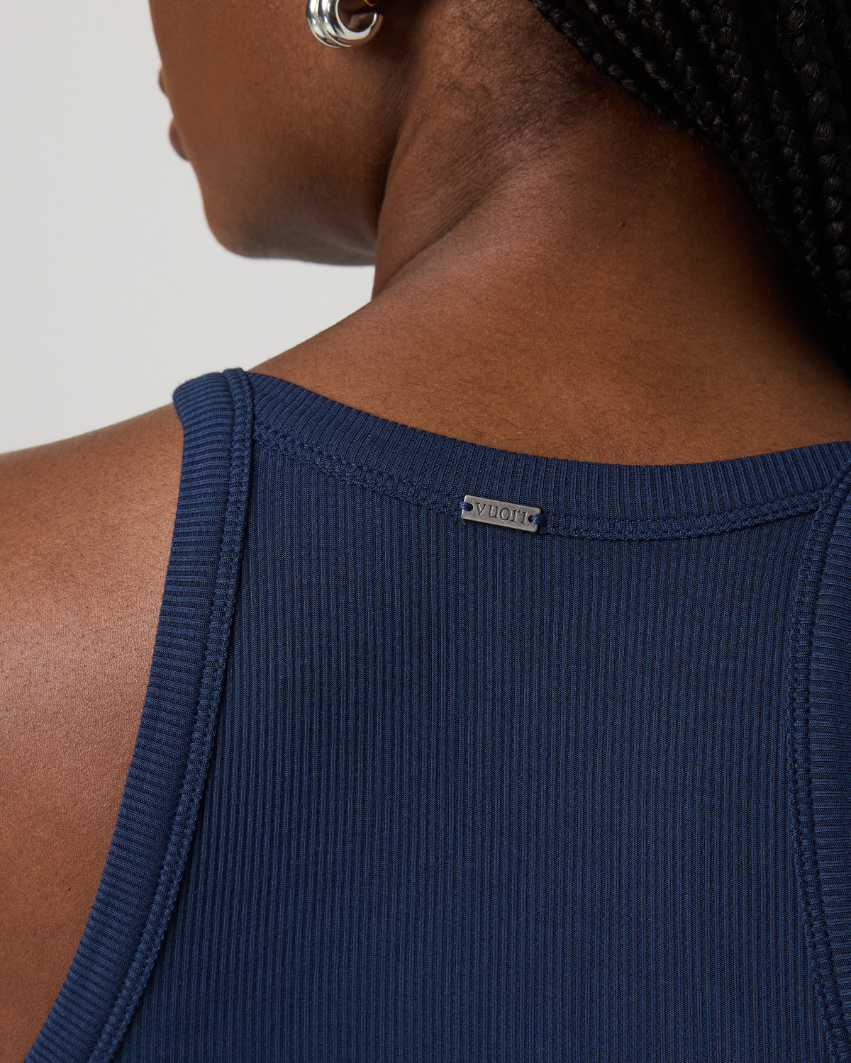 Cove Layering Tank Women's Blue Coast Rib Knit Tank Top | Vuori for sale