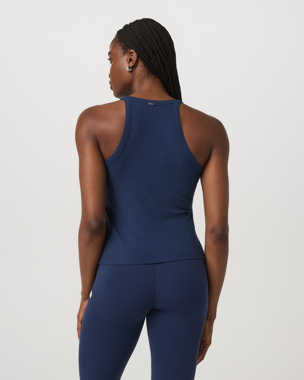 Cove Layering Tank Women's Blue Coast Rib Knit Tank Top | Vuori for sale