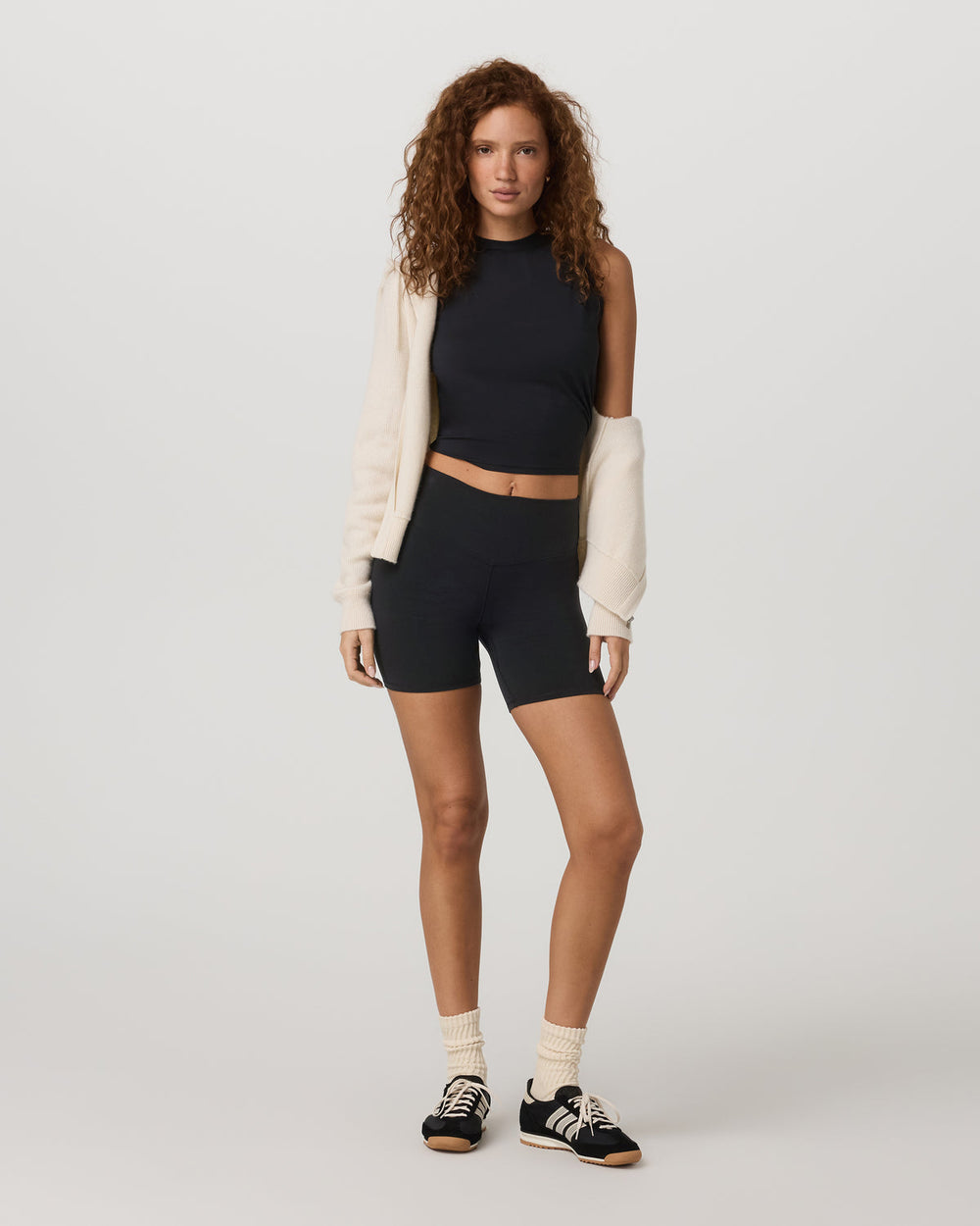 Halo Muscle Tank Women's Solid Black Tank Top | Vuori discount