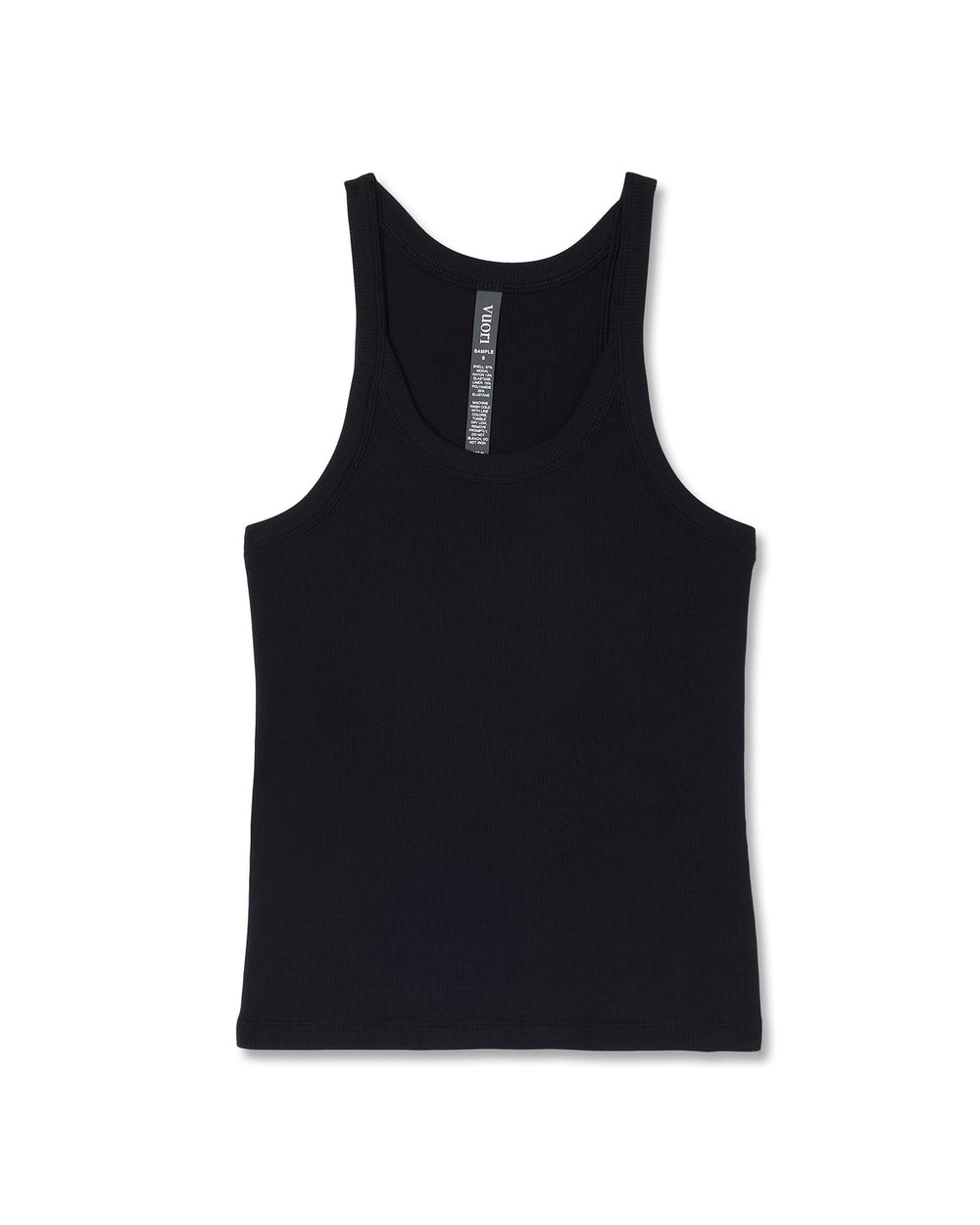 Cove Layering Tank Women's Black Rib Knit Tank Top | Vuori outlet
