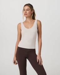 Pose Twin Tank Women's Ecru Heather Tank Top | Vuori shop