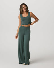 Halo Essential Scoop Tank Women's Agate Green Tank Top | Vuori sale