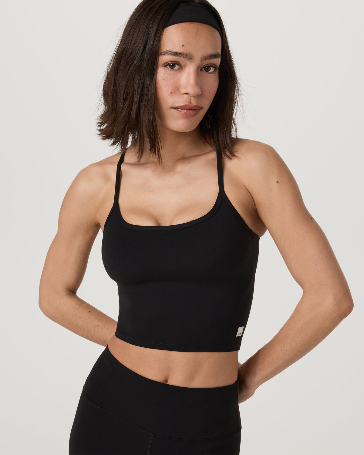 Vuori AllTheFeels™ Tank 2.0 Black Workout Tank Top | Vuori onsale