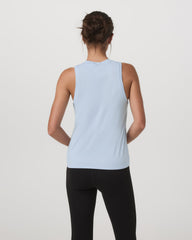 Energy Top - Long Women's Soft Sky Heather Tank Top | Vuori online