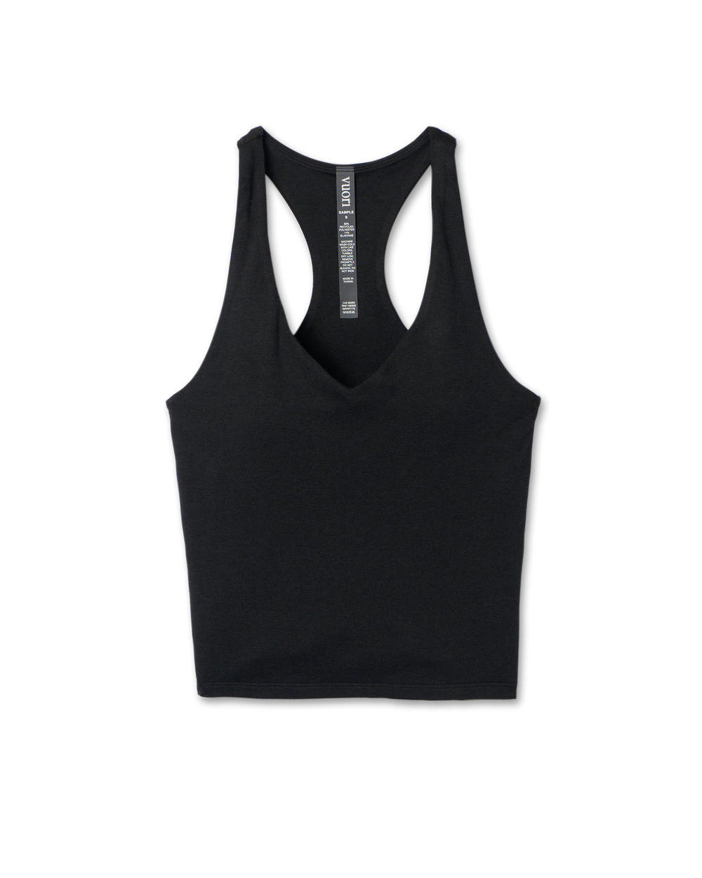 Halo Performance Crop 2.0 Black Heather Tank | Vuori onsale