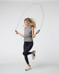 Energy Top Long Heather Grey Performance Tank Top | Vuori for sale