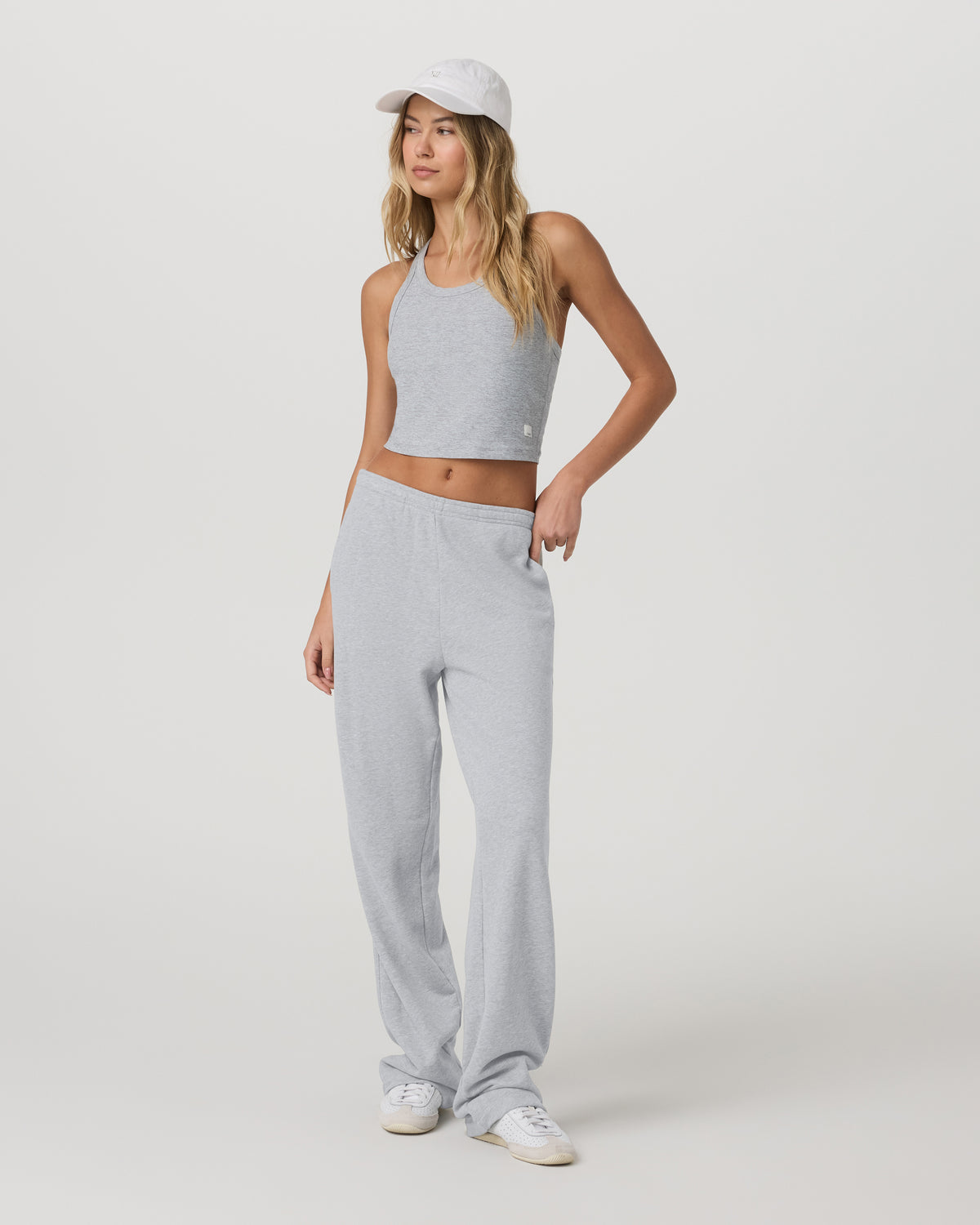 Elevation Racerback Tank Light Heather Grey | Vuori onsale
