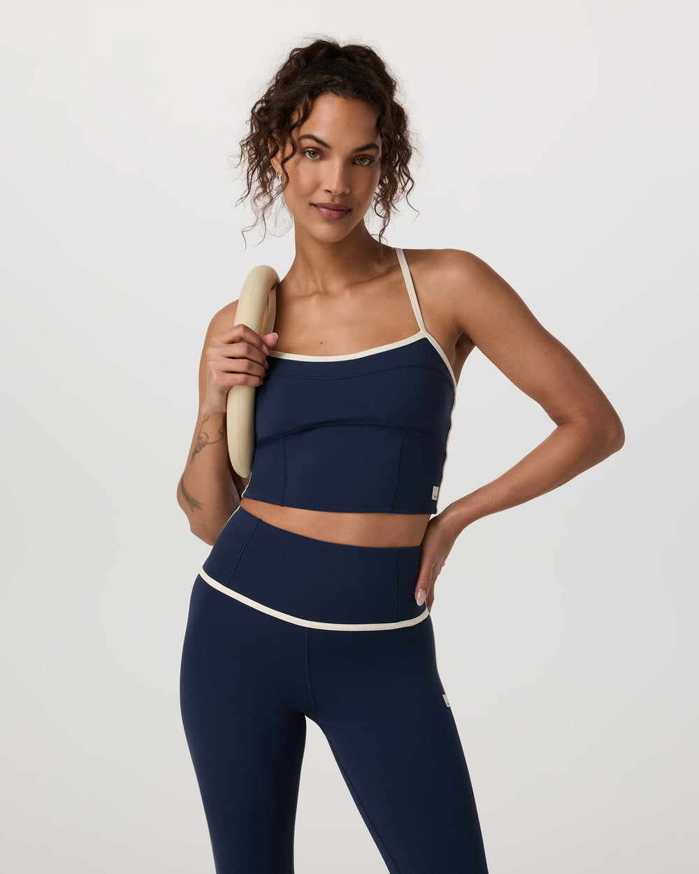 Vuori AllTheFeels™ Corset Tank Women's Blue Coast Top | Vuori online