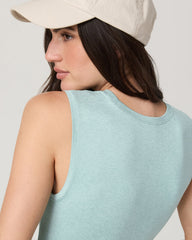 Halo Scoop Tank Women's Sea Spray Heather Tank Top | Vuori for sale