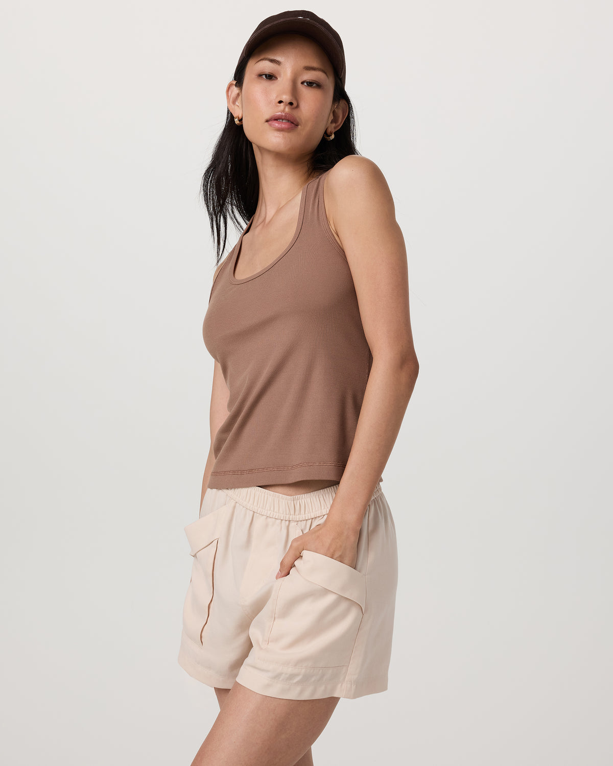 Pose Layering Tank Women's Nutmeg Tank Top | Vuori shop