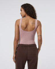 Sleeveless Halo Bodysuit Zion Rose Heather | Vuori onsale