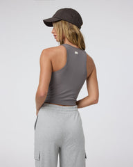 Pose Plyo Tank Women's Chia Rib Tank Top | Vuori outlet