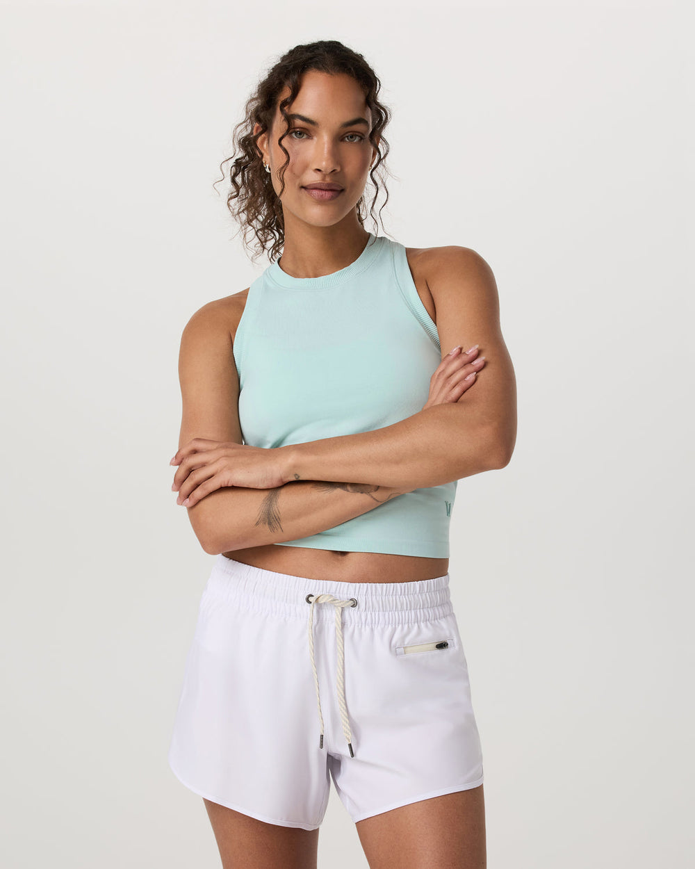 Surge Seamless Tank Women's Spearmint Performance Top | Vuori shop