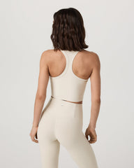 Elevation Racerback Tank Women's Bone Heather Top | Vuori sale