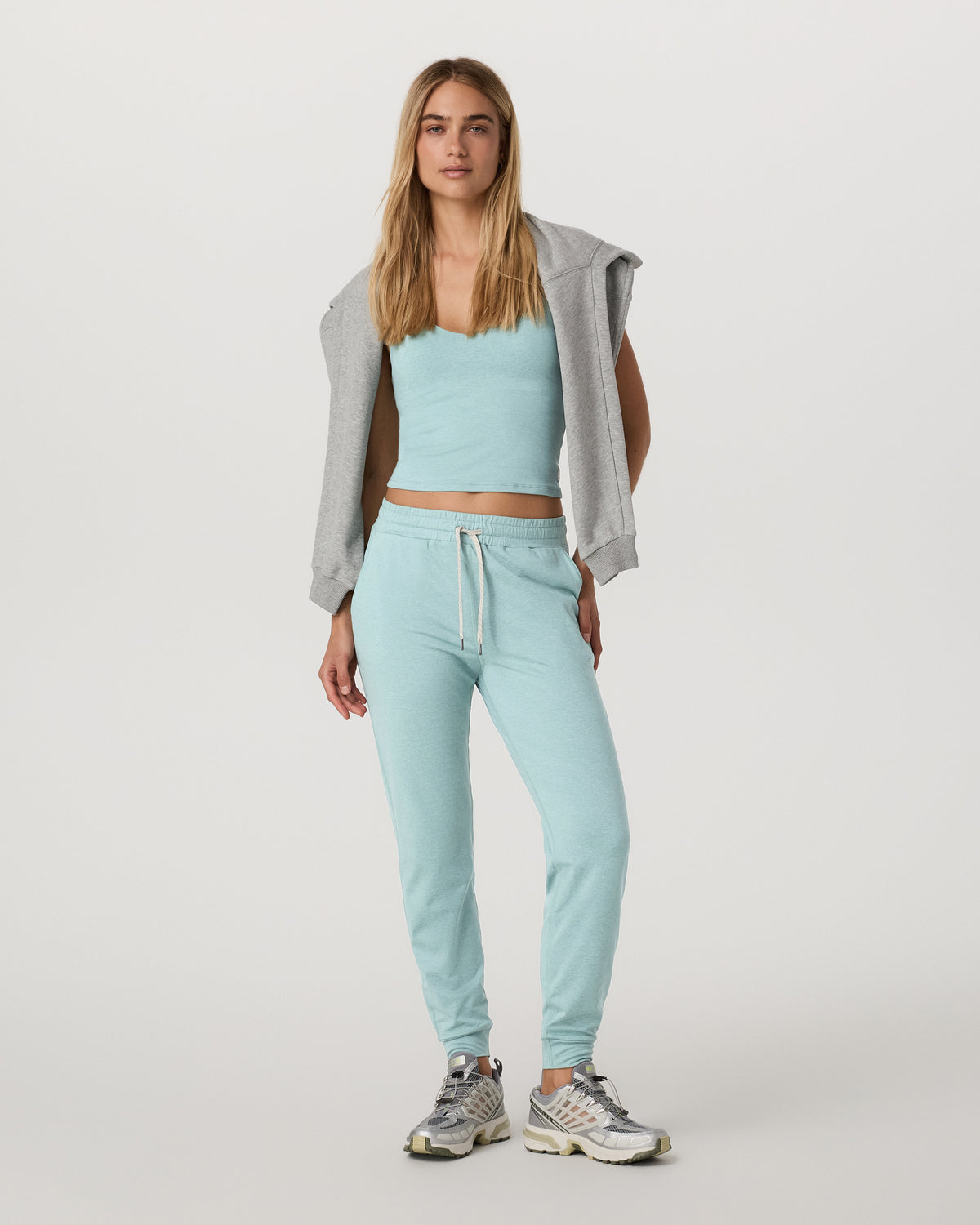 Halo Performance Crop 2.0 Sea Spray Heather | Vuori onsale