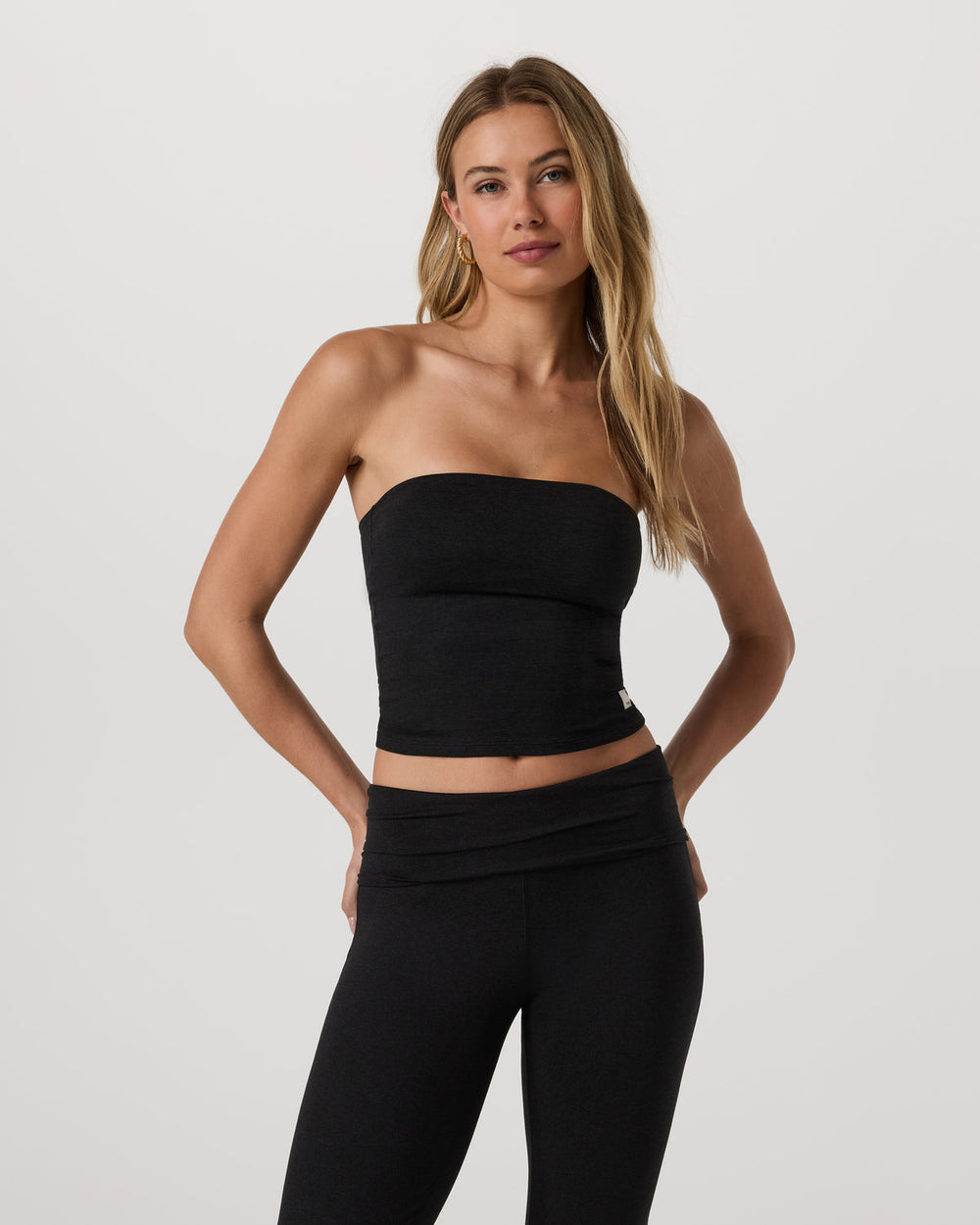 Halo Tube Top Women's Black Heather Tube Top | Vuori for sale