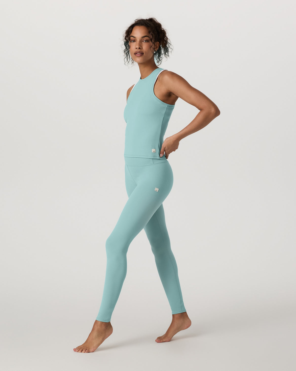 Vuori AllTheFeels™ Crew Tank Women's Sea Spray Tank Top | Vuori discount