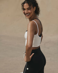 Daily Layered Tank Women's Marshmallow Performance Top | Vuori outlet