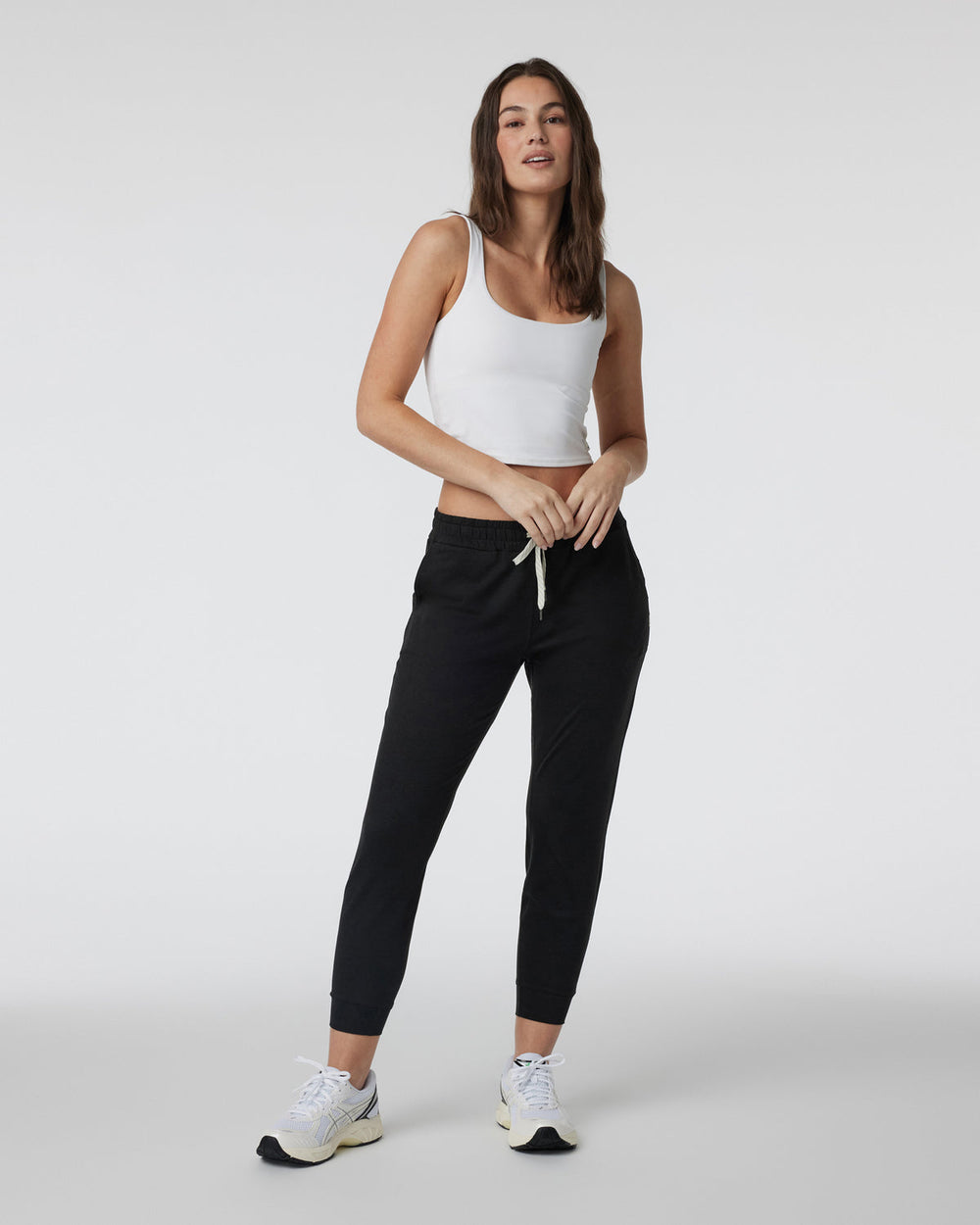 Daily Crop Women's White Crop Tank Top | Vuori onsale