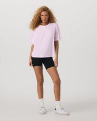 Energy Long Tee Women's Lilac Breeze Heather Tee Shirt | Vuori shop
