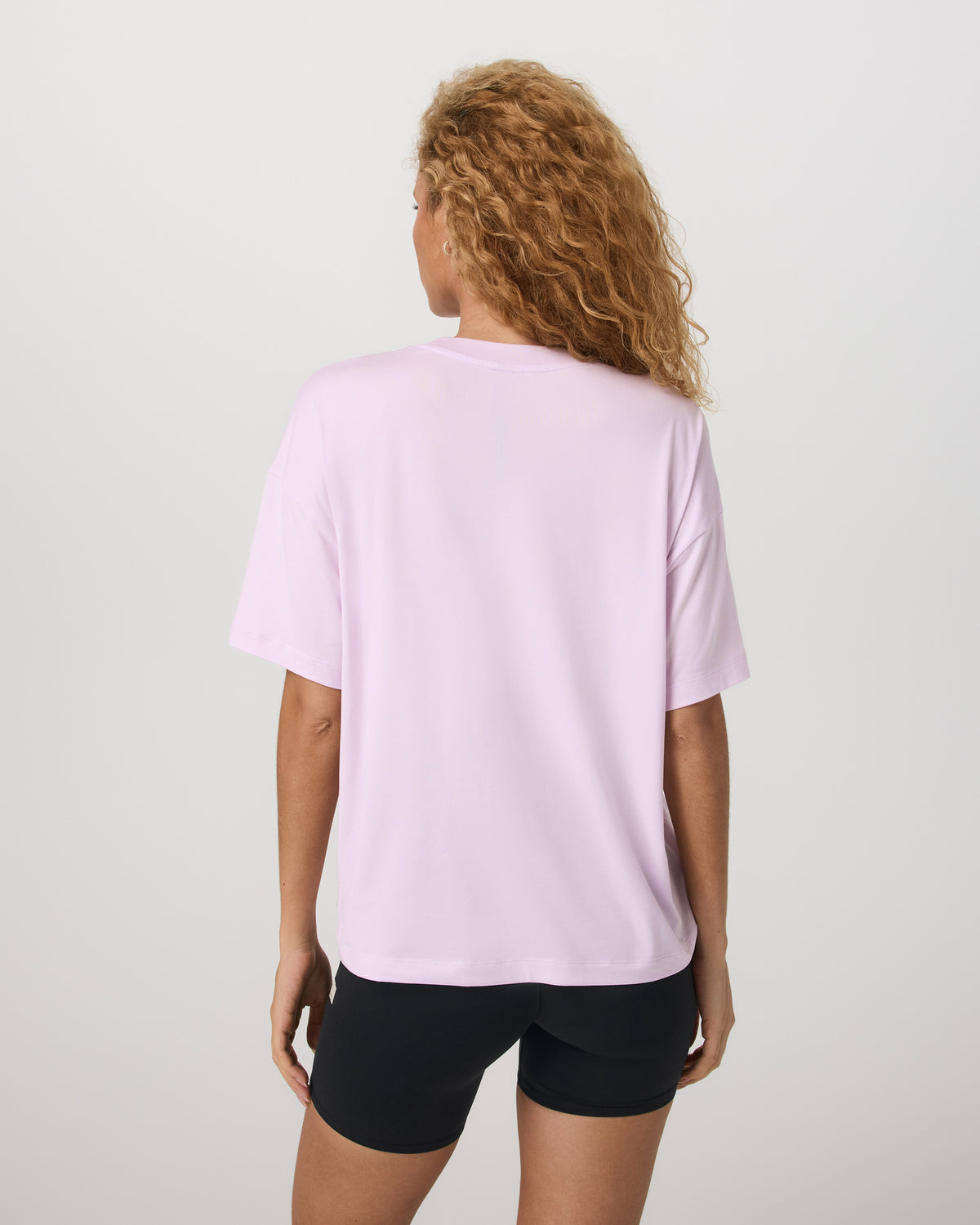 Energy Long Tee Women's Lilac Breeze Heather Tee Shirt | Vuori shop