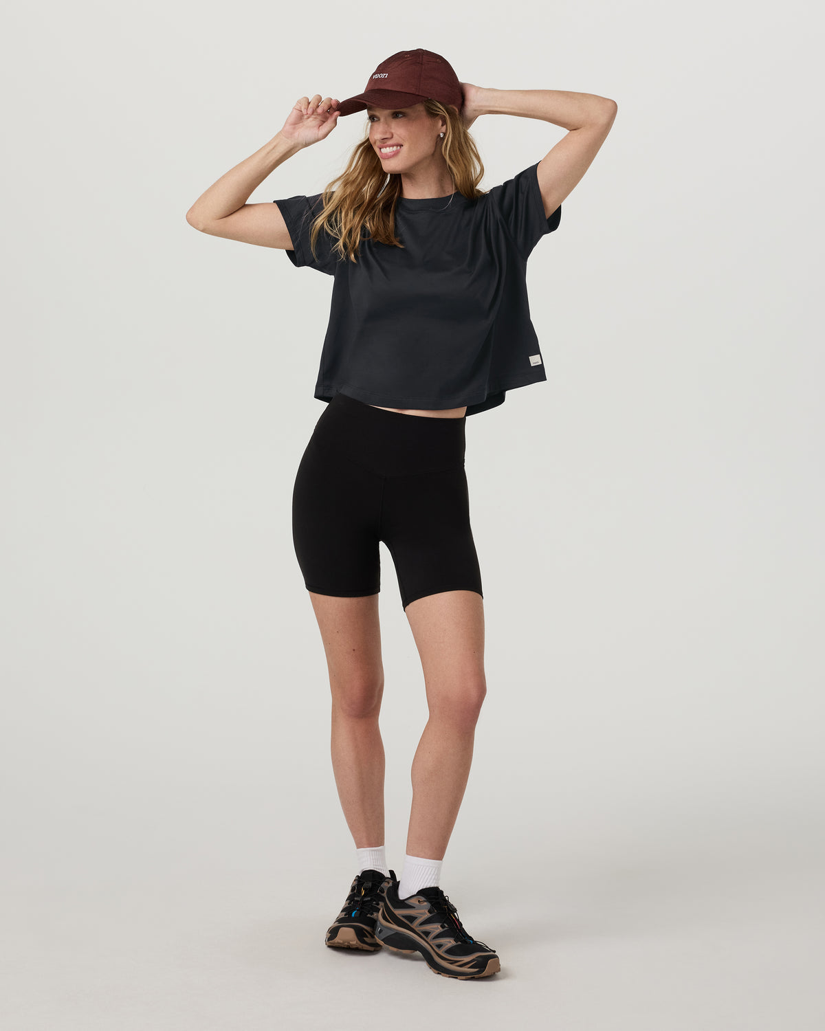 Energy Tee Women's Black Heather Oversized Tee | Vuori discount