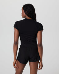 Short Sleeve Seamless Surge Tee Black | Vuori outlet