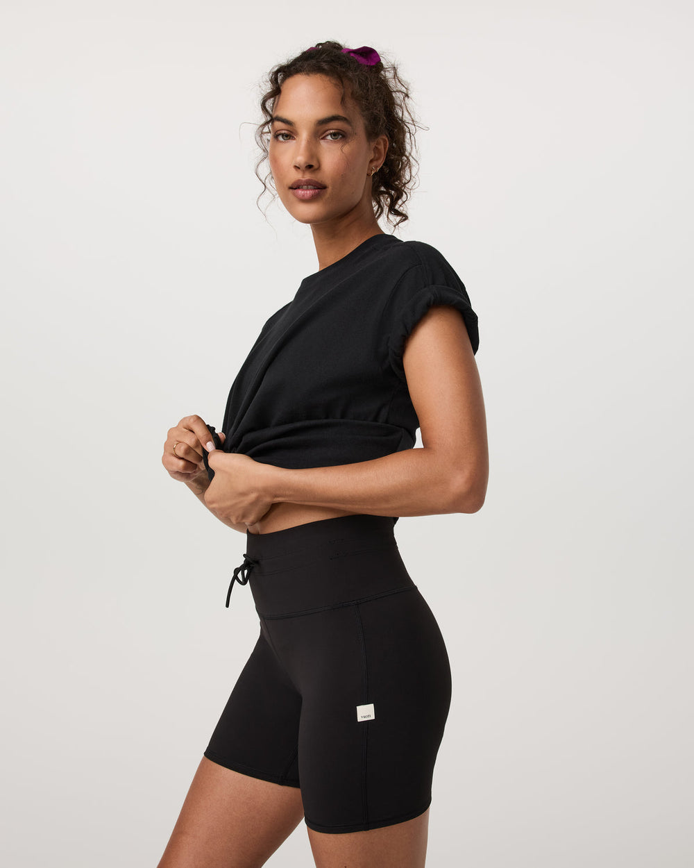 Short Sleeve Heavyweight Oversized Cotton Tee Black | Vuori discount