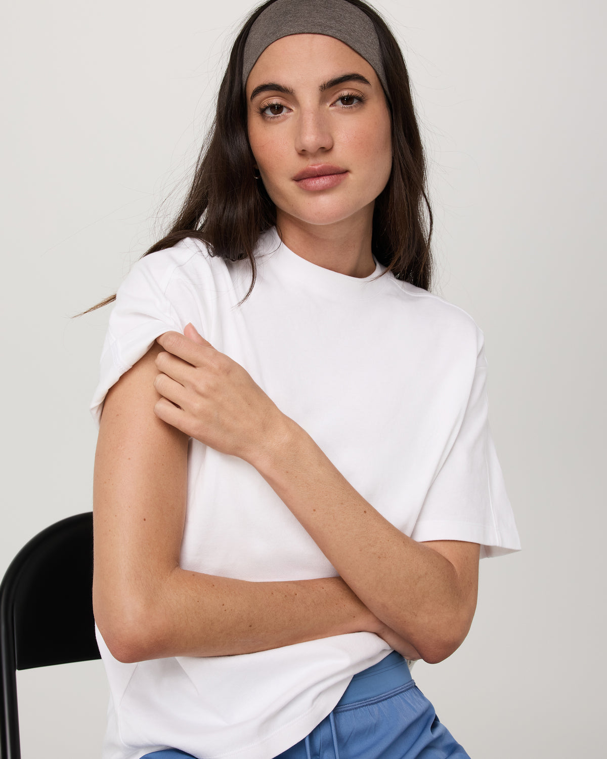 Short Sleeve Heavyweight Oversized Cotton Tee White | Vuori outlet