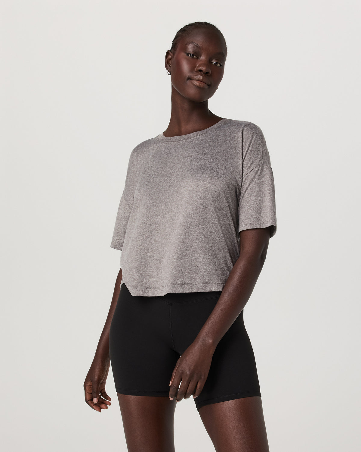 Energy Tee Women's Heather Grey Oversized Tee | Vuori for sale