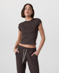 Halo Baby Tee Java Heather | Vuori discount