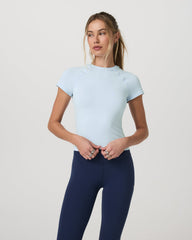 Short Sleeve Seamless Surge Tee Women's Soft Sky Shirt | Vuori outlet
