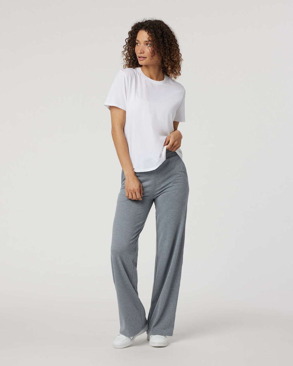 Feather Tee Women's White Lightweight Tee | Vuori shop